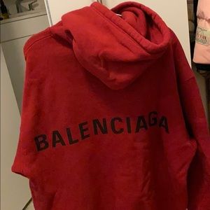 Balenciaga logo hoodie